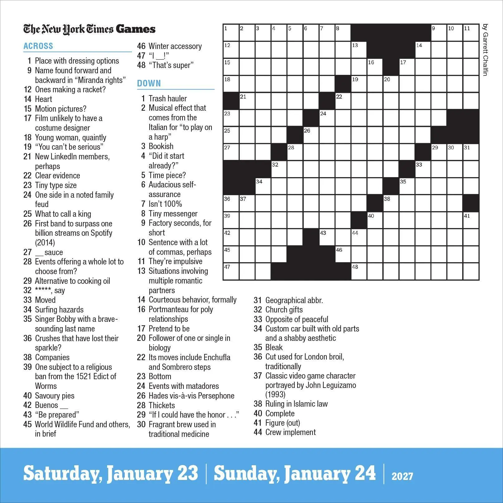 Bild: 9781523535026 | The New York Times Crossword Page-A-Day® Calendar 2027 | Kalender