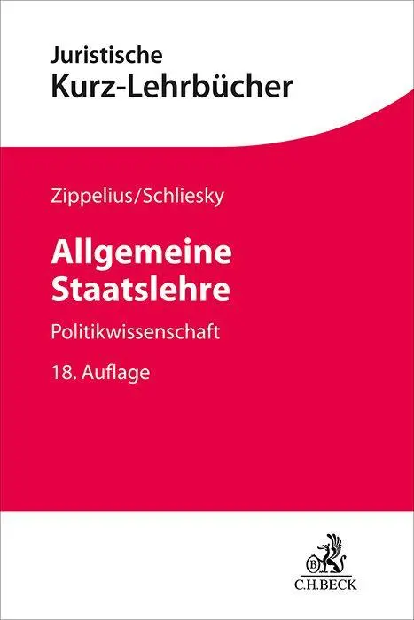 Cover: 9783406825026 | Allgemeine Staatslehre | Politikwissenschaft. Ein Studienbuch | Buch