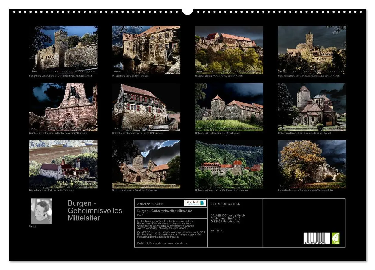 Bild: 9783435395026 | Burgen - Geheimnisvolles Mittelalter (Wandkalender 2025 DIN A2...