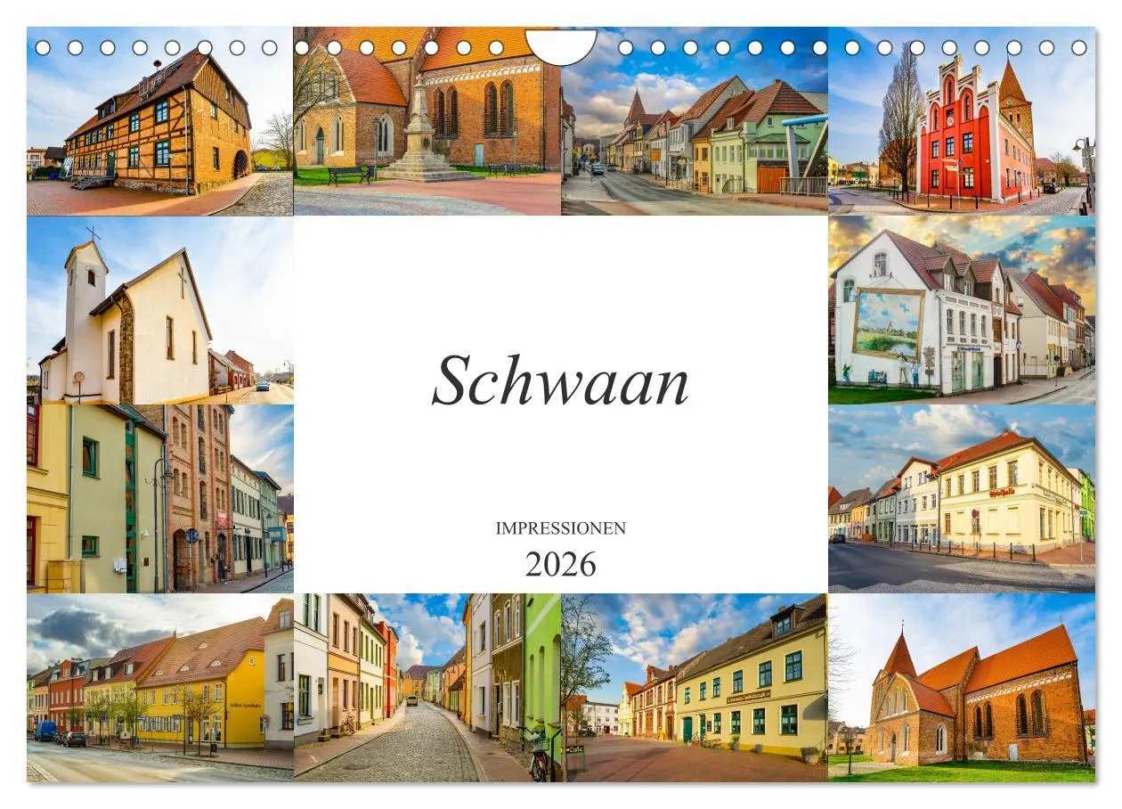 Cover: 9783457795026 | Schwaan Impressionen (Wandkalender 2026 DIN A4 quer), CALVENDO...