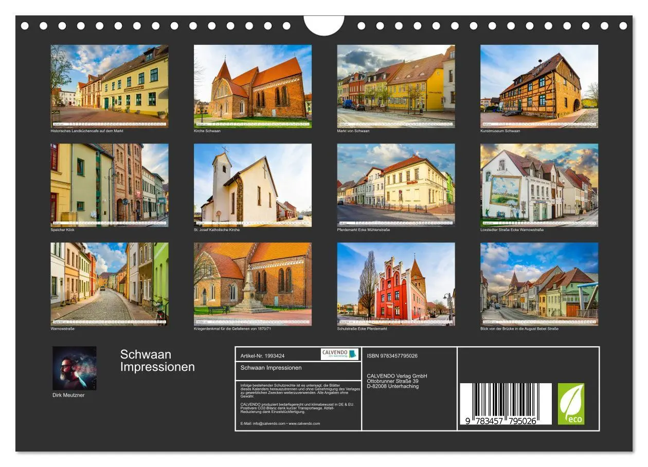 Bild: 9783457795026 | Schwaan Impressionen (Wandkalender 2026 DIN A4 quer), CALVENDO...