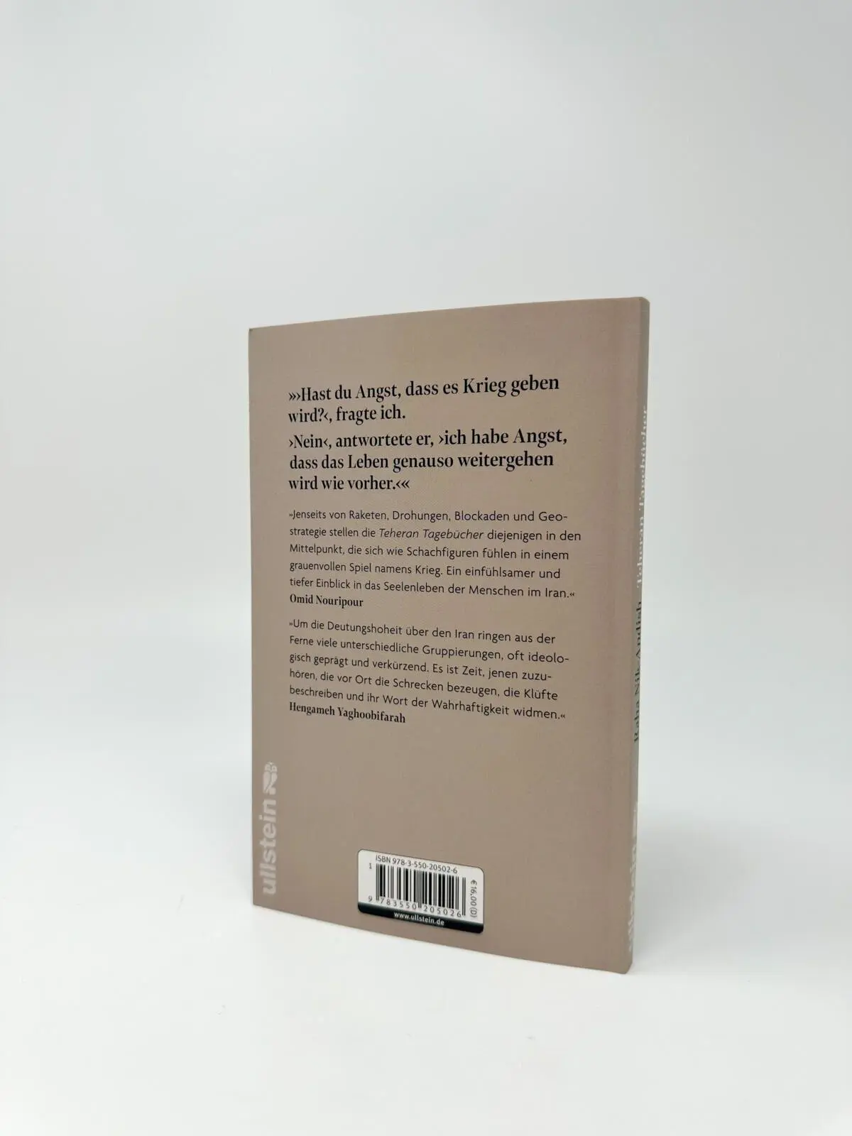 Bild: 9783550205026 | Teheran Tagebücher | Raha Nik-Andish | Taschenbuch | 96 S. | Deutsch