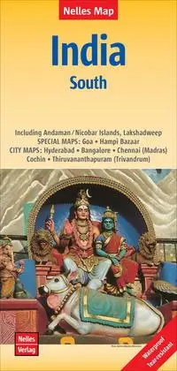 Cover: 9783865745026 | Nelles Map India: South 1:1 500 000 | Nelles Verlag | (Land-)Karte