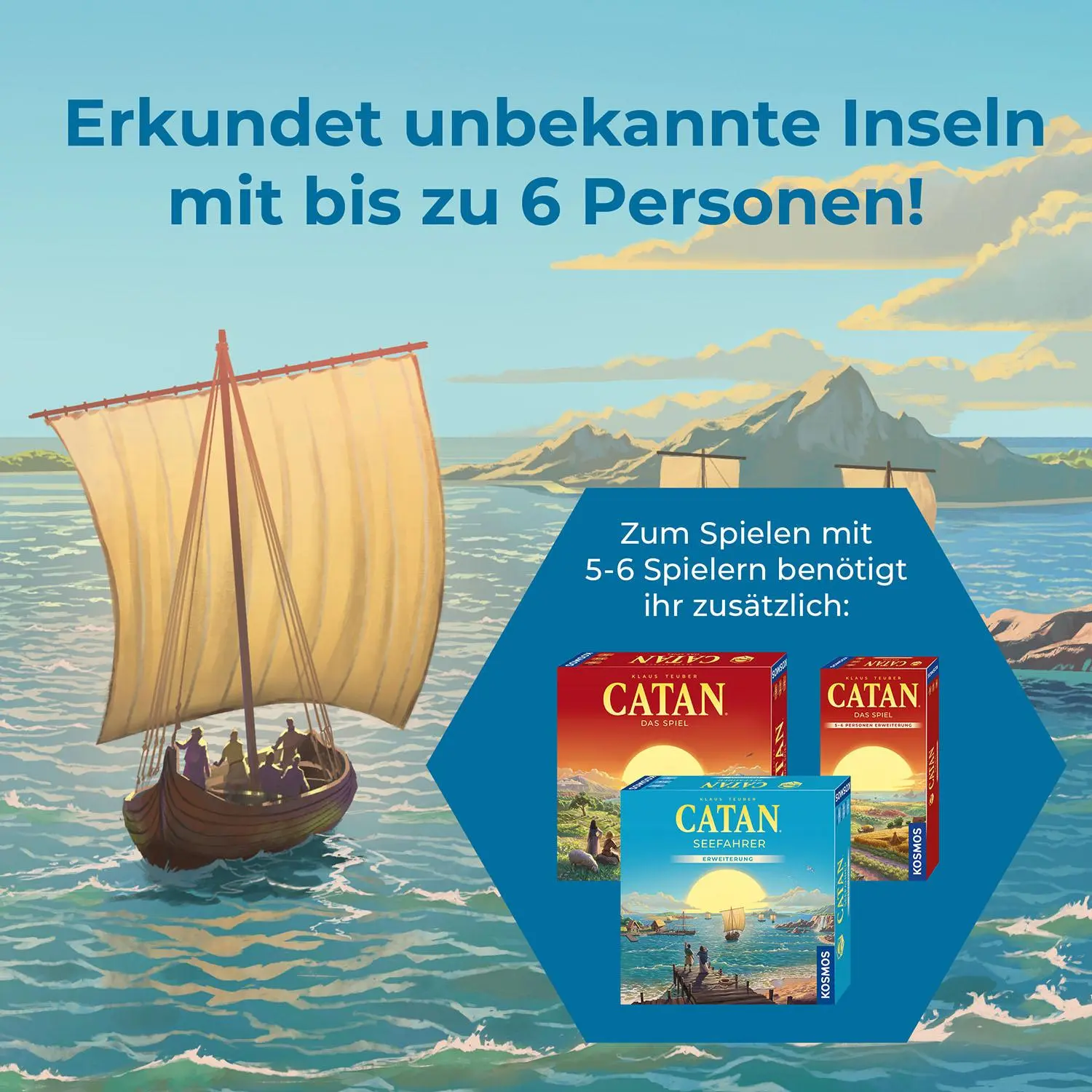 Bild: 4002051685126 | CATAN - Seefahrer - 5/6 | Spiel | Klaus Teuber | Spiel | 685126 | 2025