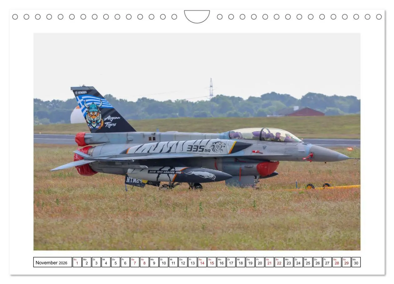 Bild: 9783457305126 | Nato Tiger Meet Schleswig (Wandkalender 2026 DIN A4 quer), CALVENDO...