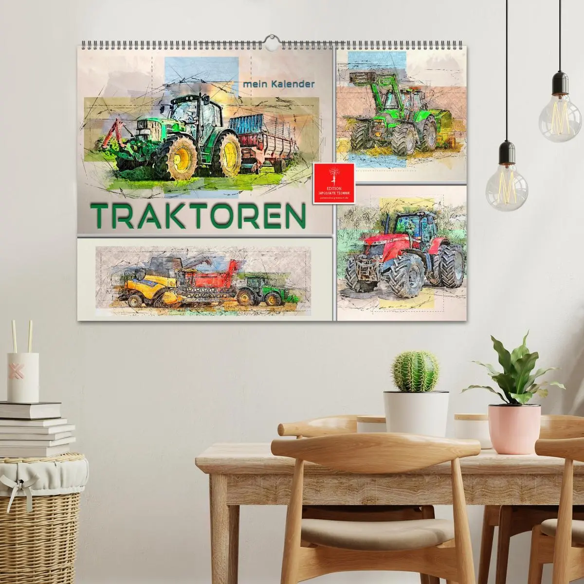 Bild: 9783457545126 | Traktoren - mein Kalender (Wandkalender 2026 DIN A2 quer), CALVENDO...