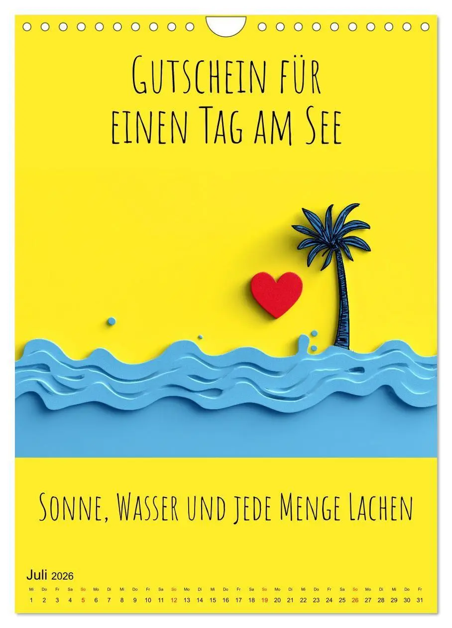 Bild: 9783516705126 | Gutscheinkalender - Gutschein Karten als Geschenk der Liebe...