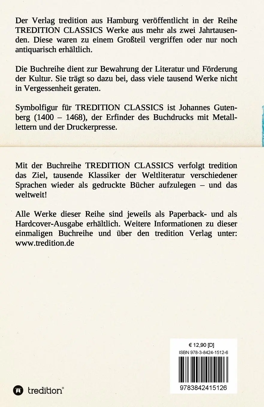 Rückseite: 9783842415126 | Die Legende vom heiligen Trinker und andere Erzählungen | Joseph Roth