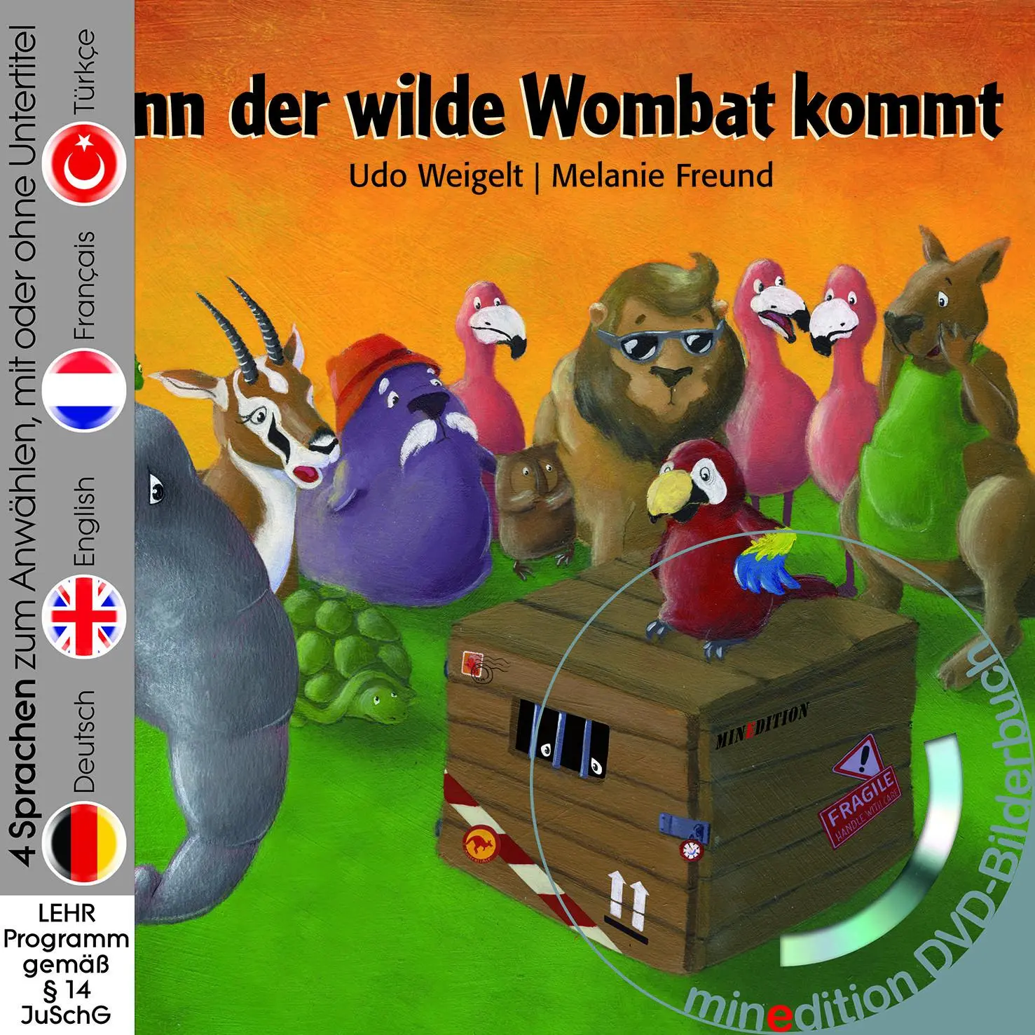Cover: 9783865665126 | Wenn der wilde Wombat kommt (Buch mit DVD) | Melanie Freund (u. a.)