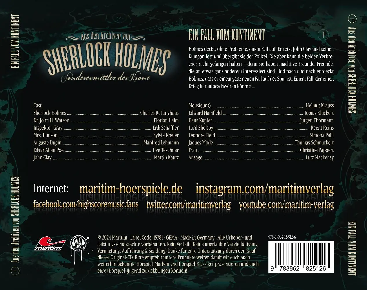 Bild: 9783962825126 | Aus den Archiven von Sherlock Holmes - Sonderermittler der Krone -...