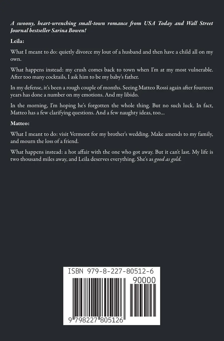 Rückseite: 9798227805126 | Good as Gold | Sarina Bowen | Taschenbuch | Giltmaker | Englisch