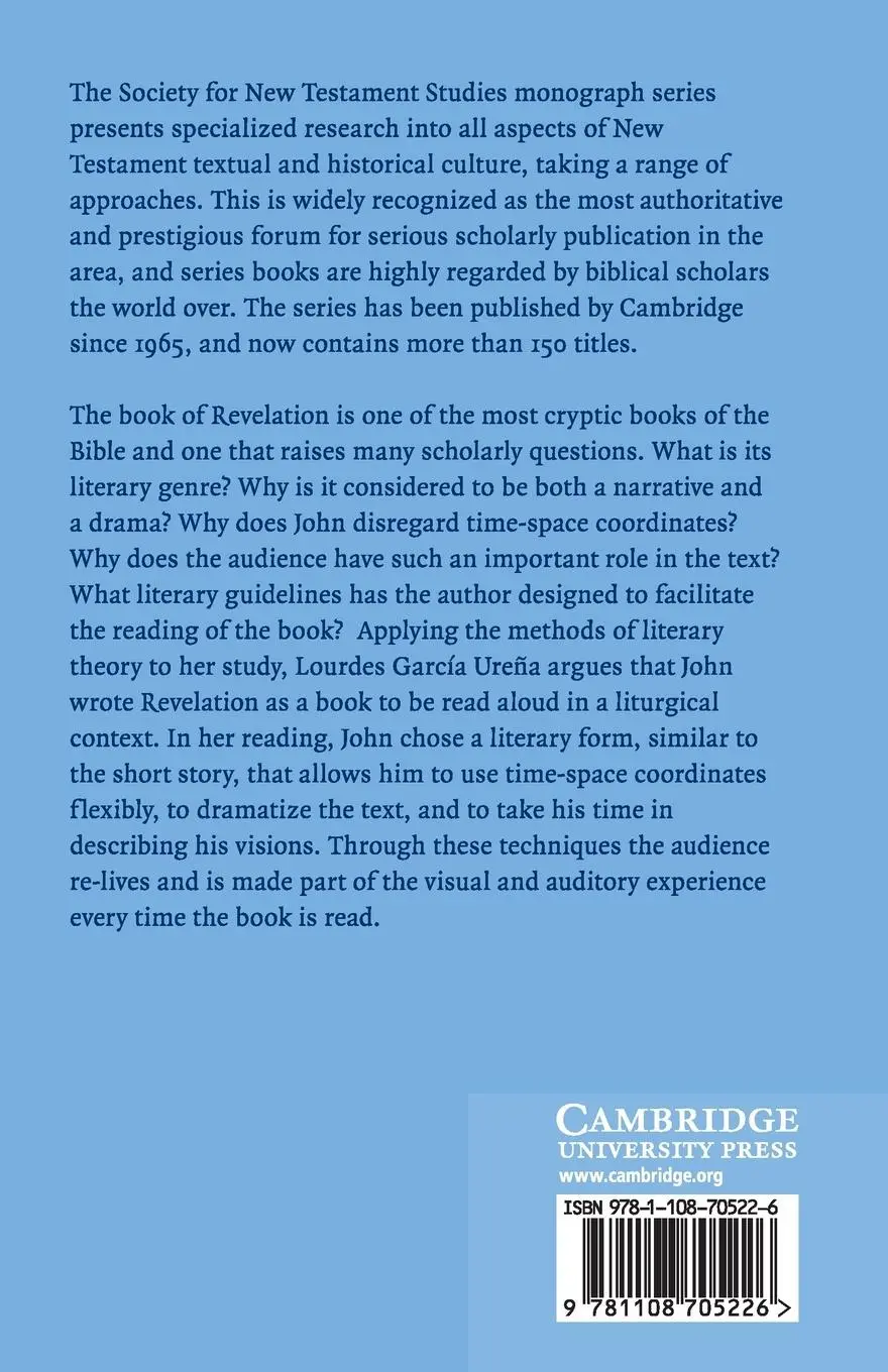 Rückseite: 9781108705226 | Narrative and Drama in the Book of Revelation | Lourdes García Ureña