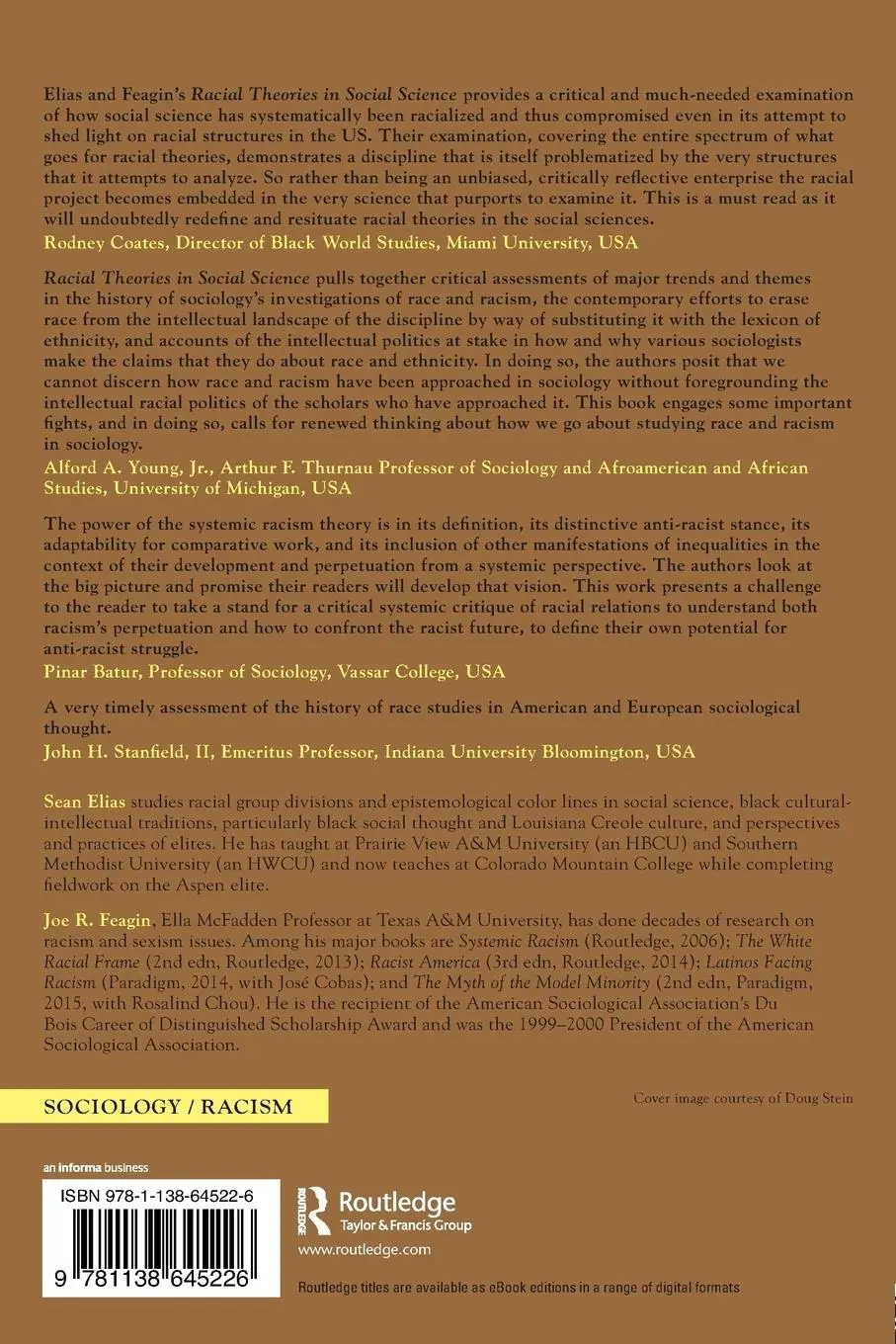 Rückseite: 9781138645226 | Racial Theories in Social Science | A Systemic Racism Critique | Buch