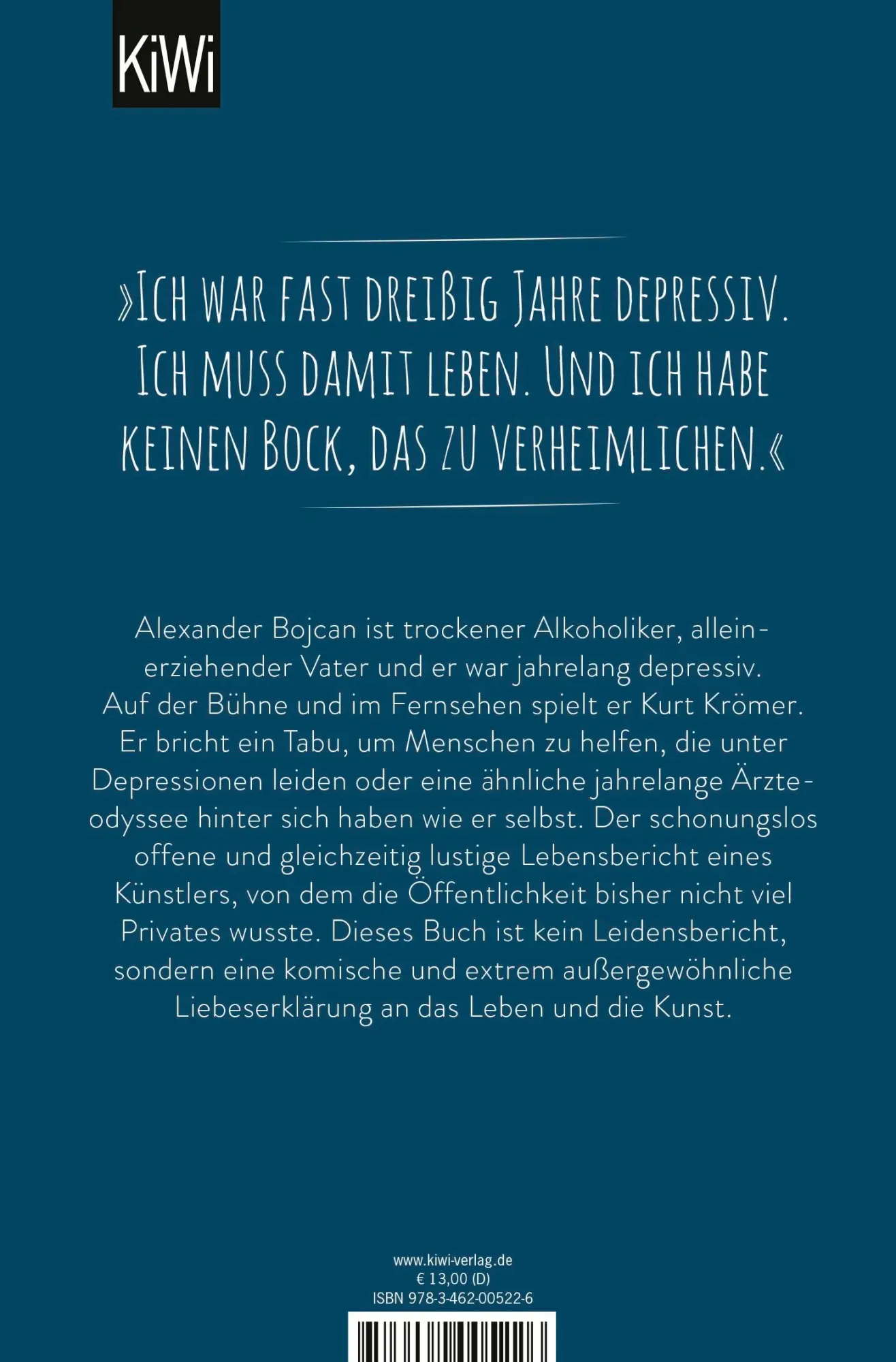 Rückseite: 9783462005226 | Du darfst nicht alles glauben, was du denkst | Kurt Krömer | Buch