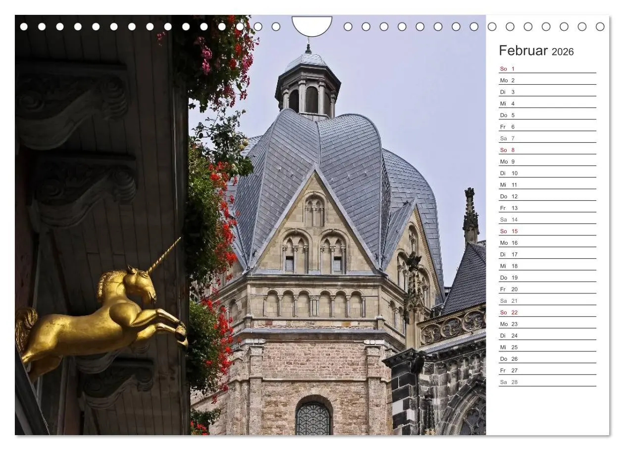 Bild: 9783516005226 | Kaiserstadt Aachen (Wandkalender 2026 DIN A4 quer), CALVENDO...