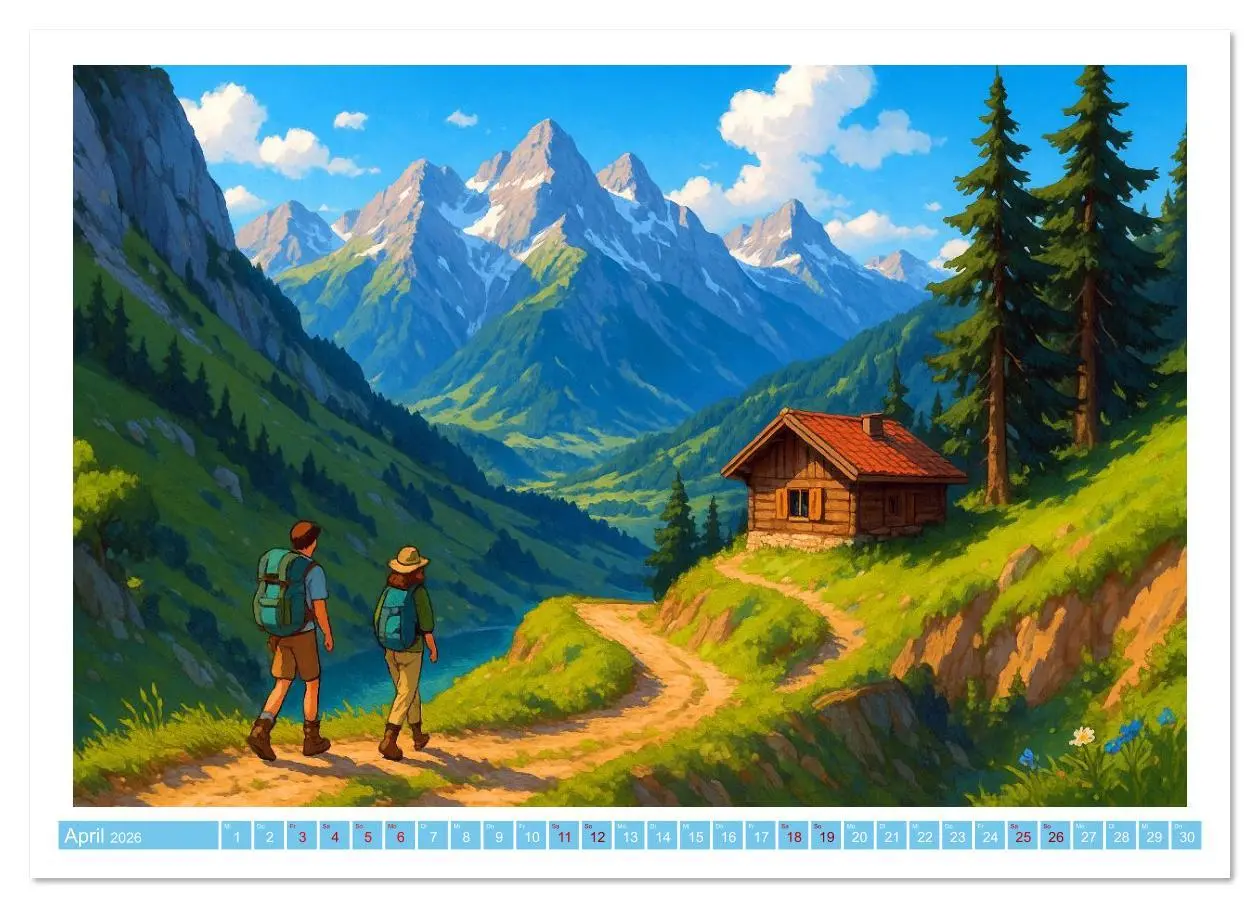 Bild: 9783516625226 | Wo Heidi gern gewesen wäre (Wandkalender 2026 DIN A3 quer),...