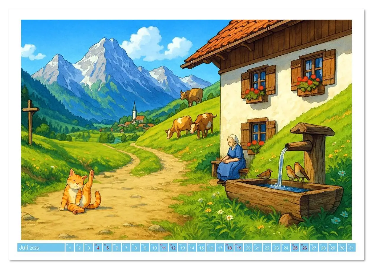 Bild: 9783516625226 | Wo Heidi gern gewesen wäre (Wandkalender 2026 DIN A3 quer),...