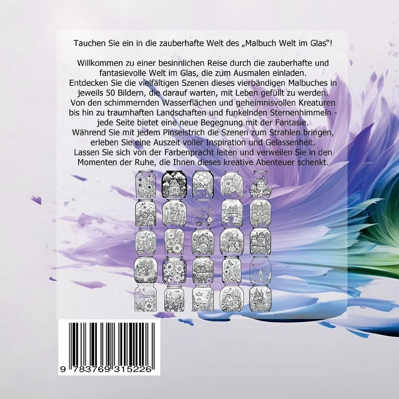 Rückseite: 9783769315226 | Malbuch Welt im Glas Band 4 | W. J. Marko | Taschenbuch | Paperback