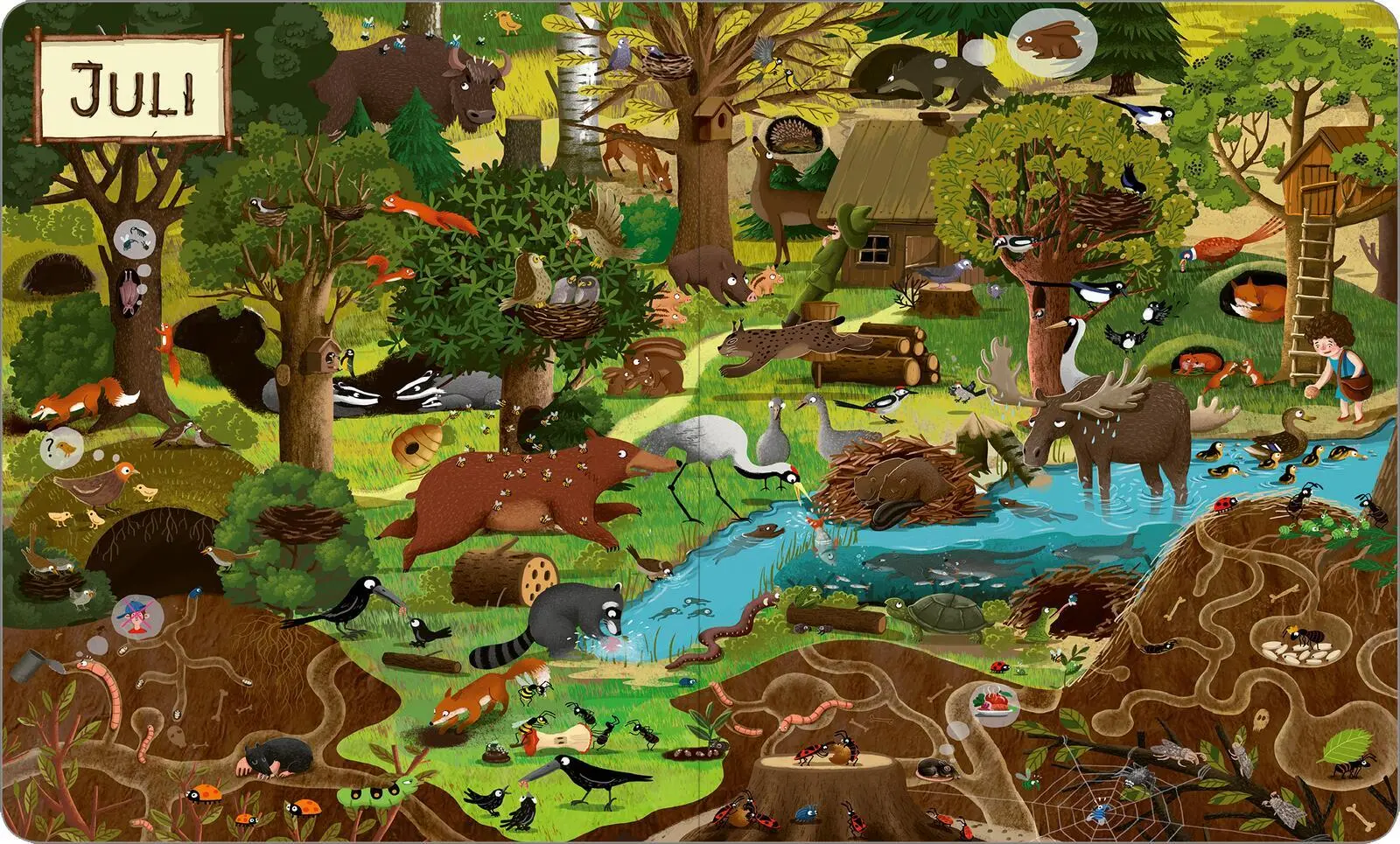Bild: 9783845855226 | Ein Jahr im Wald | Emilia Dziubak | Buch | Pappebuch | 26 S. | Deutsch