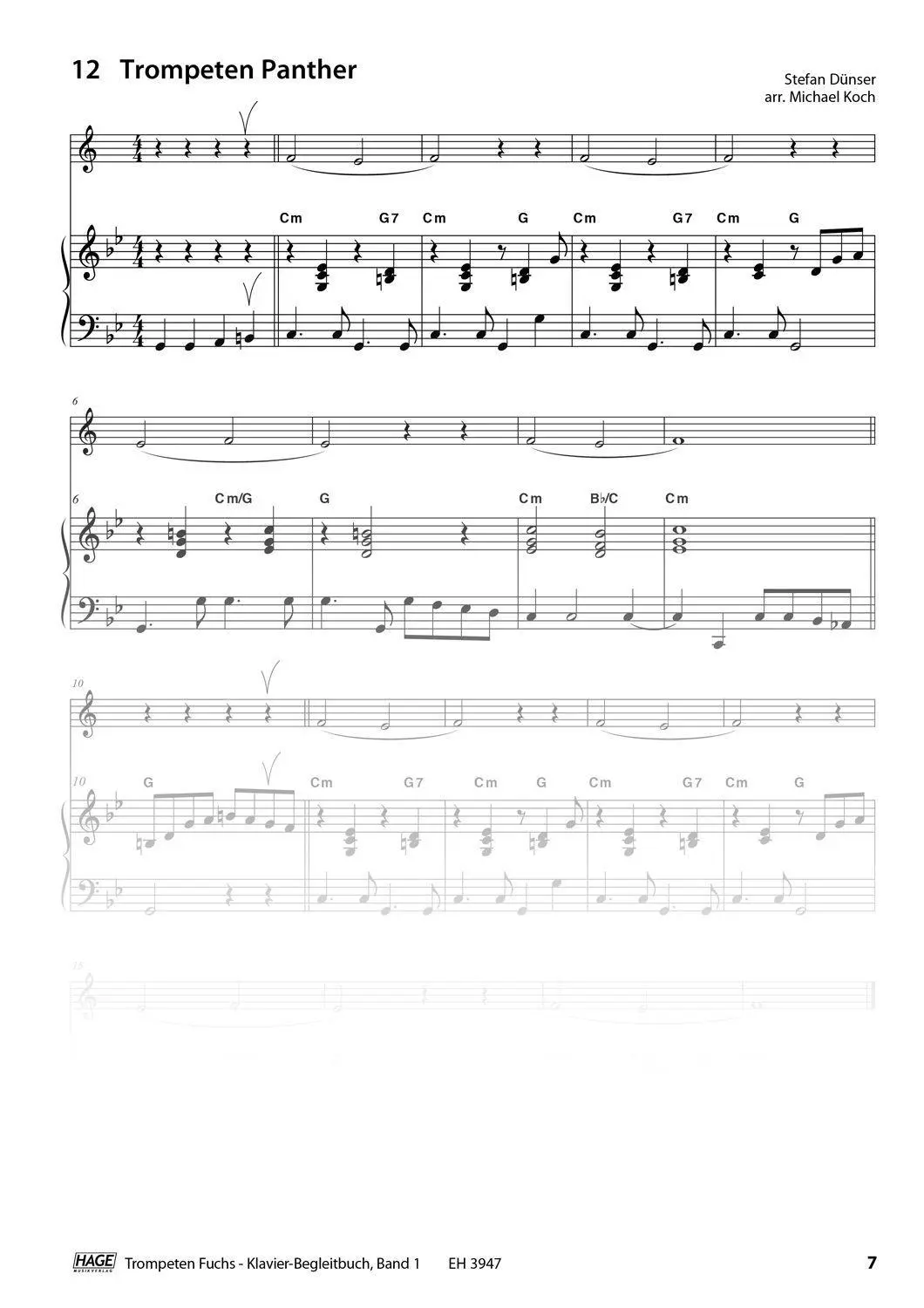 Bild: 9783866265226 | Trompeten Fuchs Klavierbuch Band 1 | Stefan Dünser (u. a.) | Buch