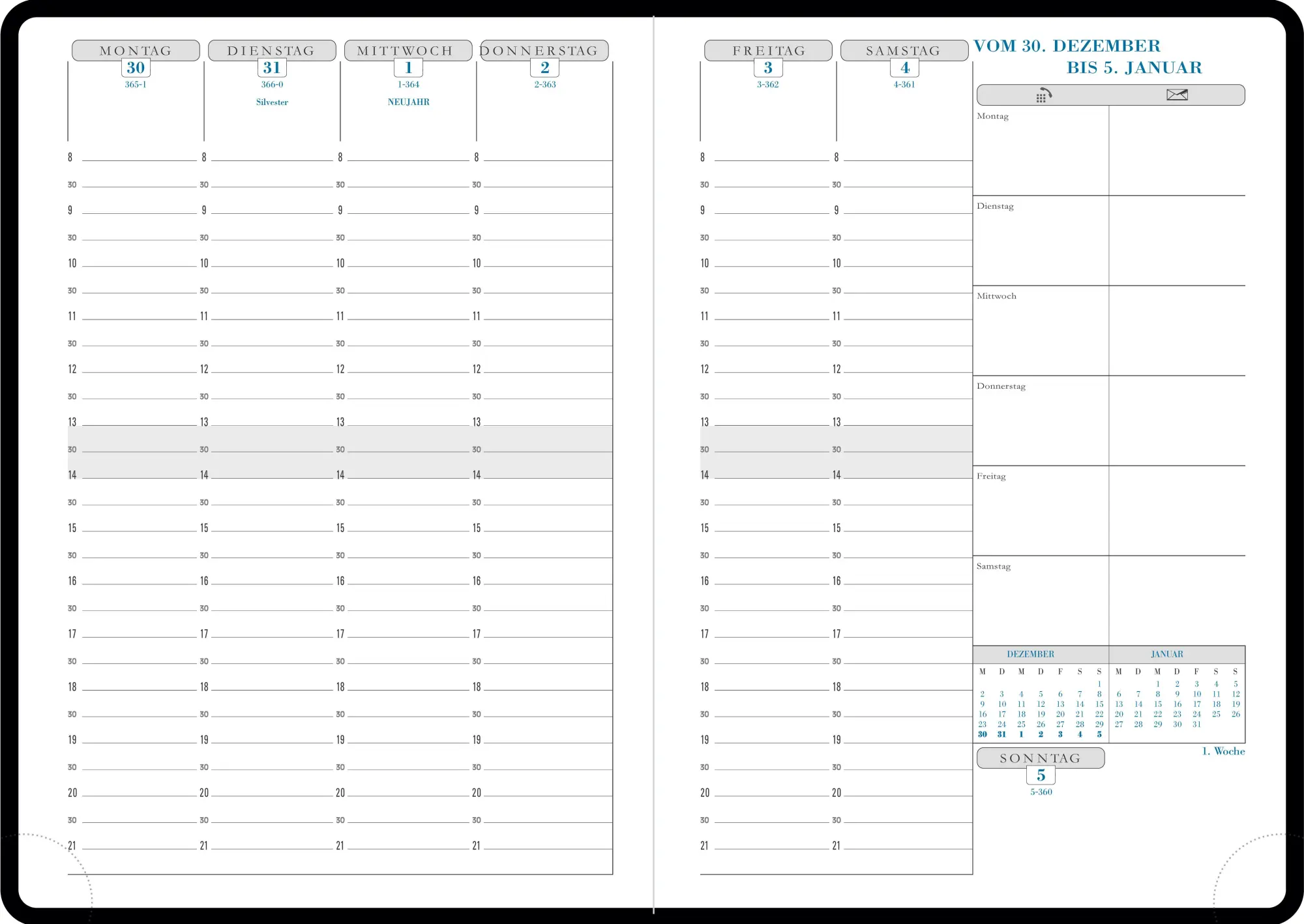 Cover: 3660942005326 | VISUEL Einlage Neutralschnitt 2027 | Kalender im Schreibtischformat