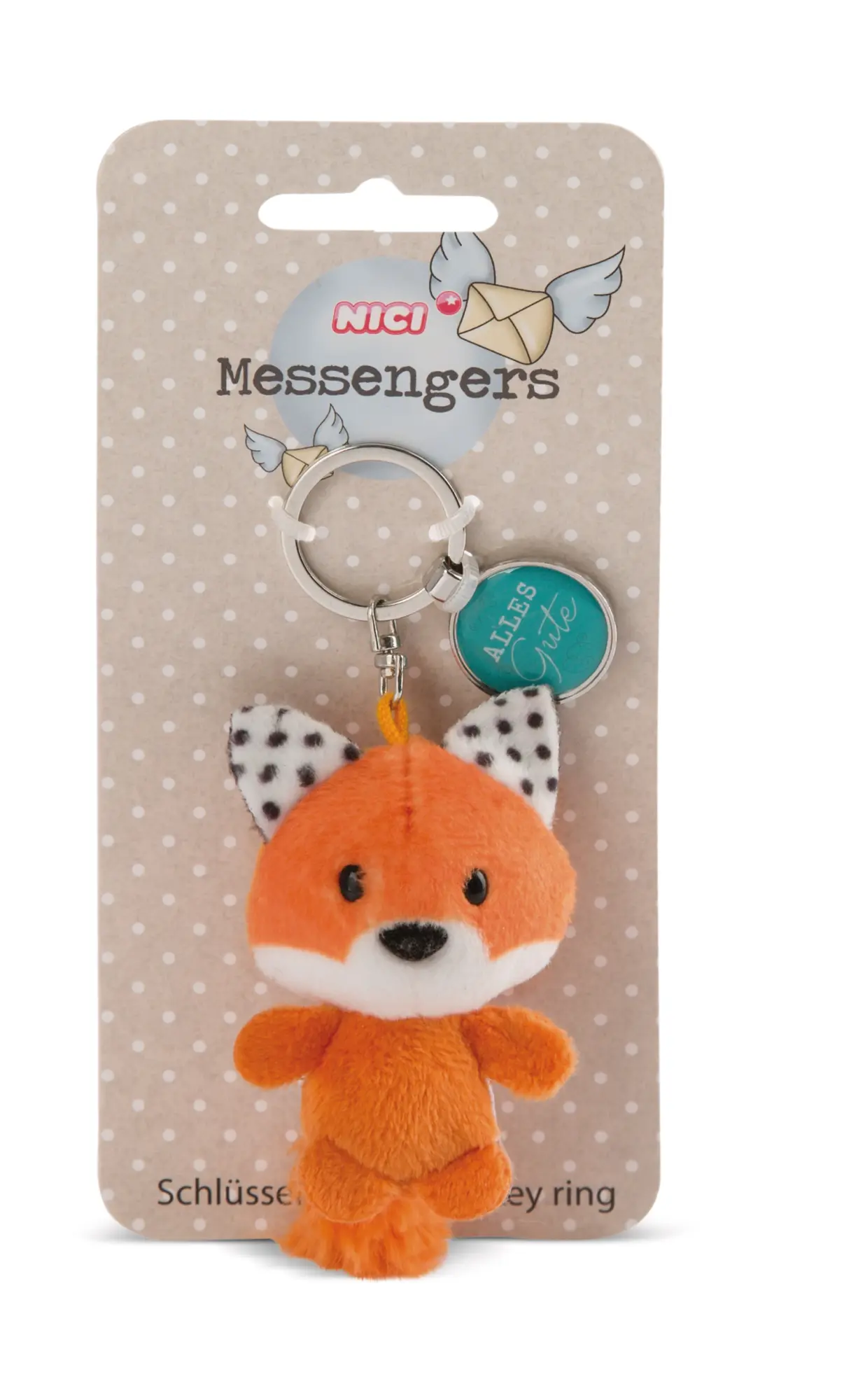 Cover: 4012390475326 | Nici 47532 Fuchs 7cm Bb SA mit Anhänger Alles Gute | Messenger | 47532