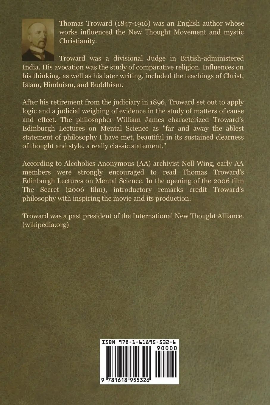 Rückseite: 9781618955326 | The Creative Process in the Individual | Thomas Troward | Taschenbuch
