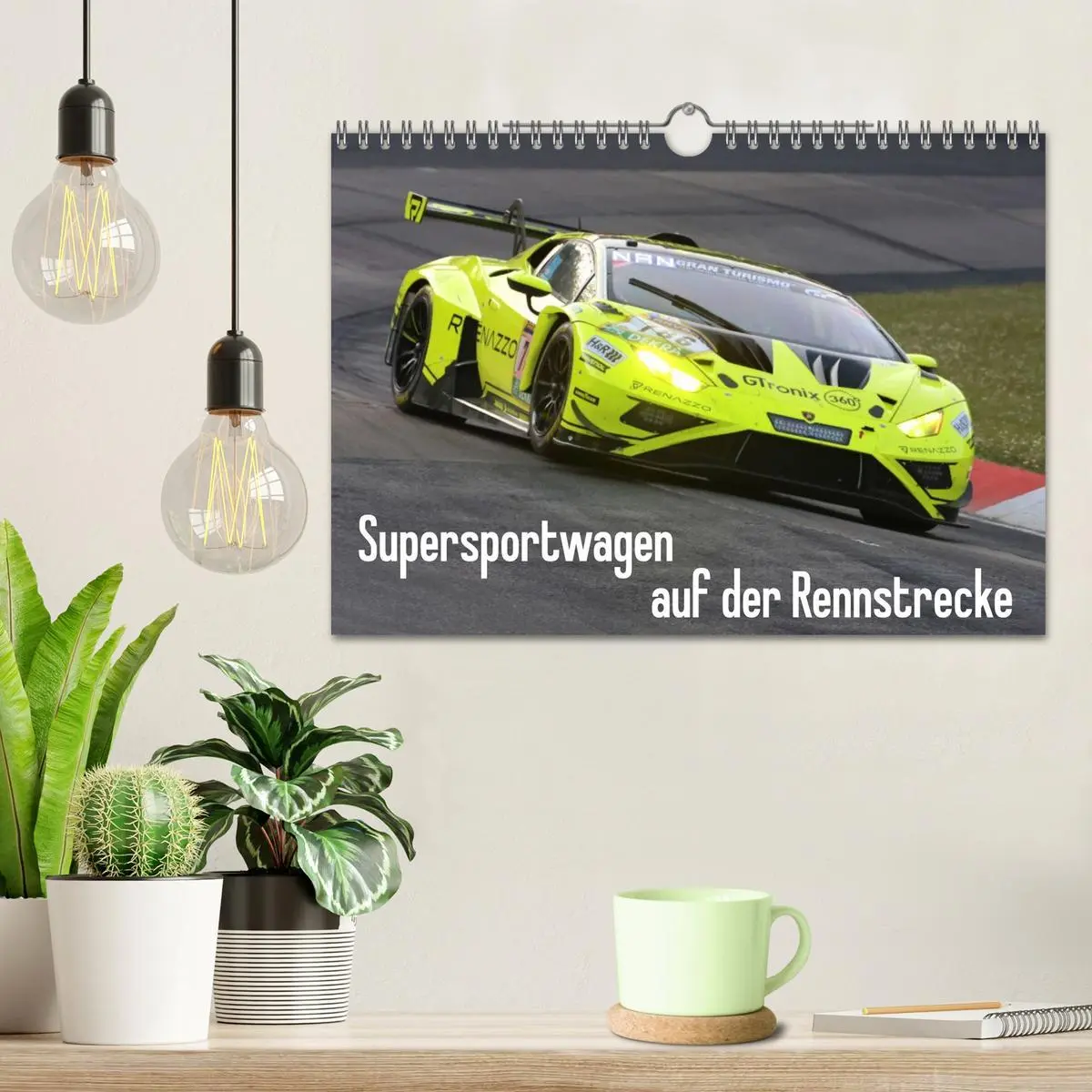 Bild: 9783516165326 | Supersportwagen auf der Rennstrecke (Wandkalender 2026 DIN A4...
