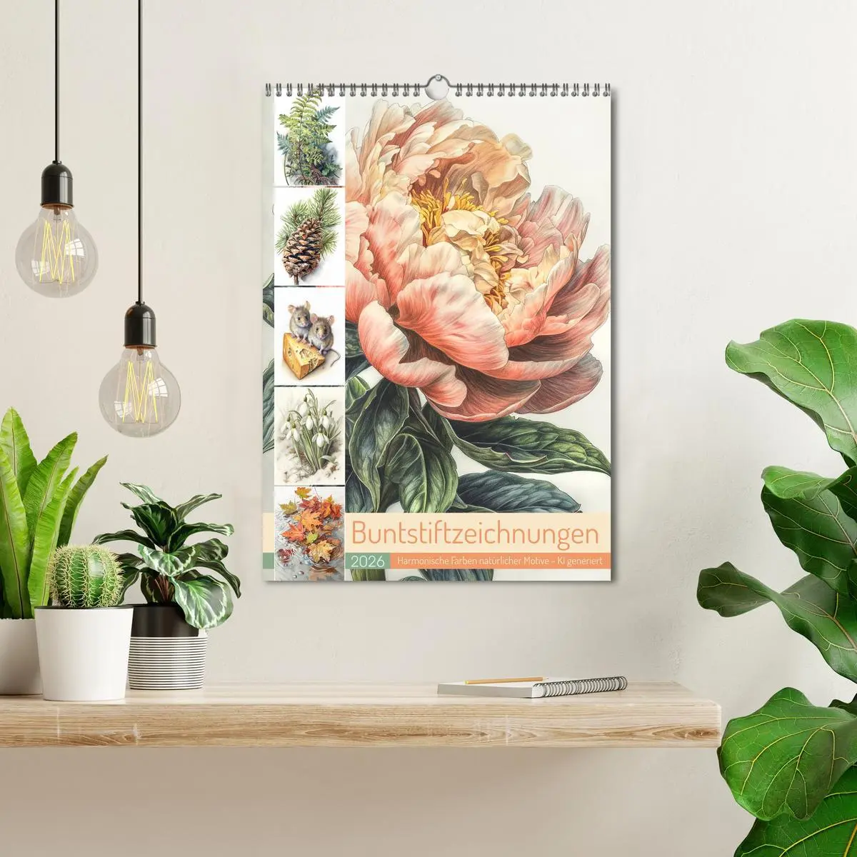 Bild: 9783516305326 | Buntstiftzeichnungen (Wandkalender 2026 DIN A3 hoch), CALVENDO...