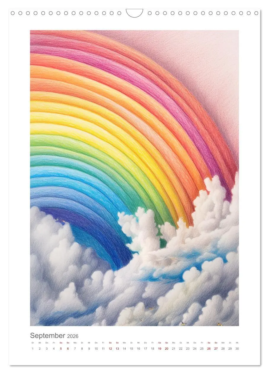 Bild: 9783516305326 | Buntstiftzeichnungen (Wandkalender 2026 DIN A3 hoch), CALVENDO...