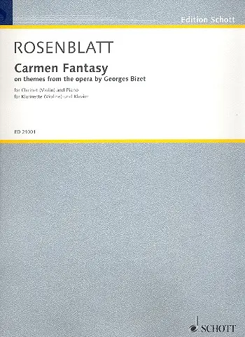 Cover: 9790001175326 | Carmen Fantasy | Alexander Rosenblatt | Buch | 60 S. | Deutsch | 2010