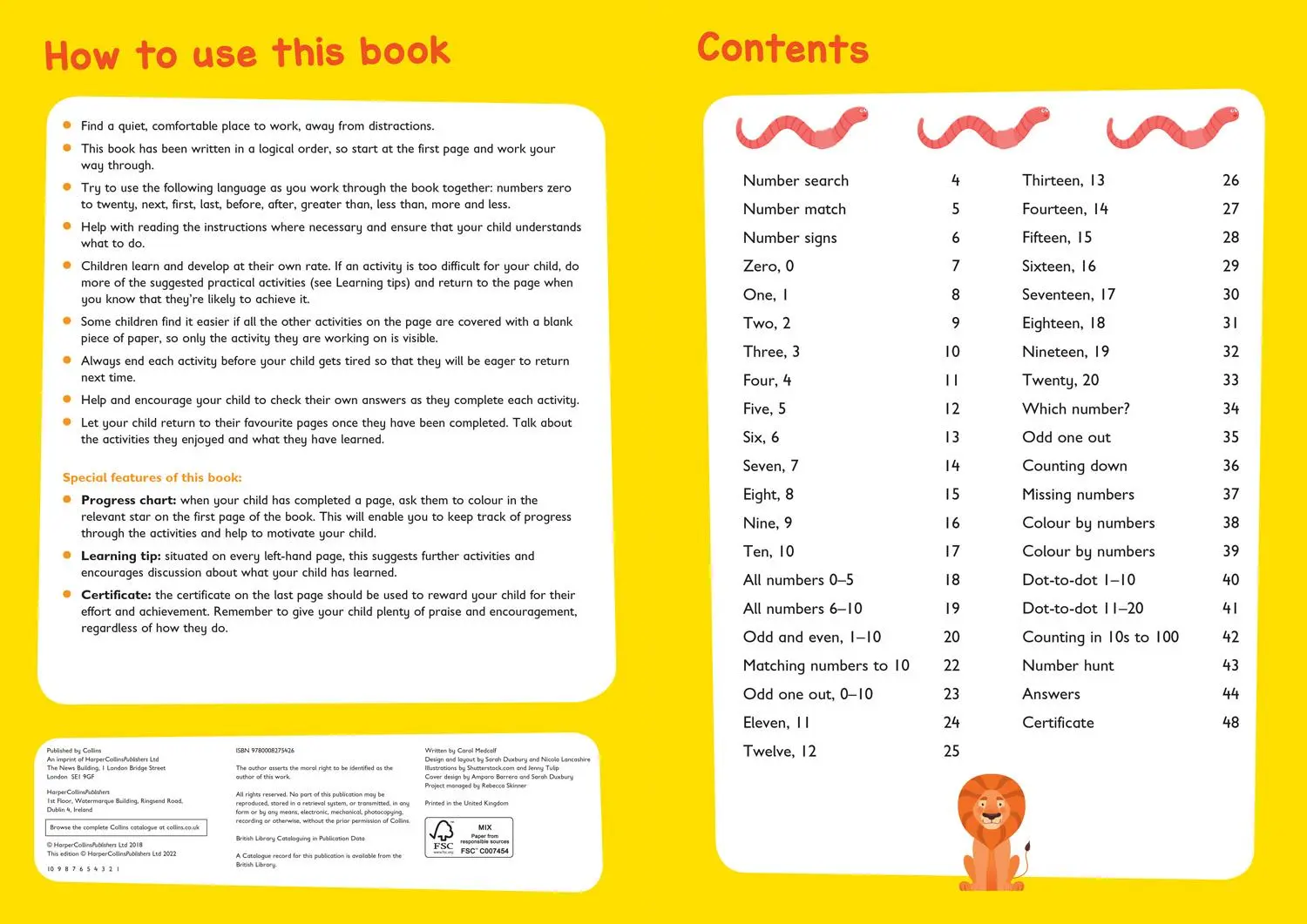 Bild: 9780008275426 | Numbers Bumper Book Ages 3-5 | Ideal for Home Learning | Learning