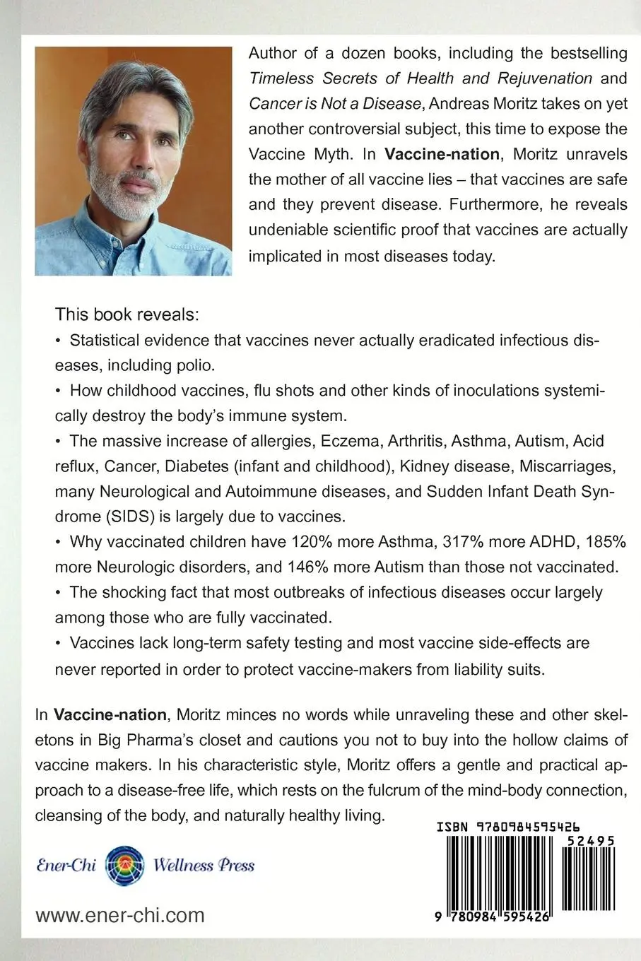 Rückseite: 9780984595426 | Vaccine-nation | Poisoning the Population, One Shot at a Time | Moritz