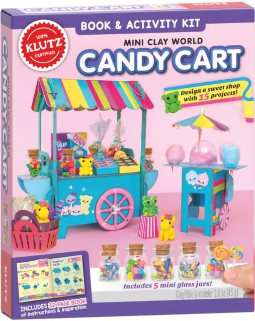 Cover: 9781338775426 | Mini Clay World: Candy Cart (Klutz) | Editors Of Klutz | Taschenbuch