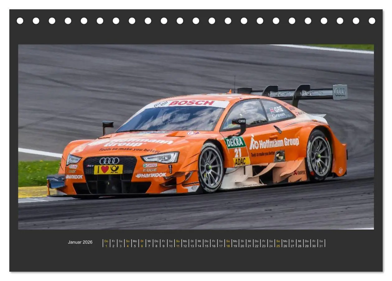 Bild: 9783516085426 | DTM-SPIELBERG (Tischkalender 2026 DIN A5 quer), CALVENDO...