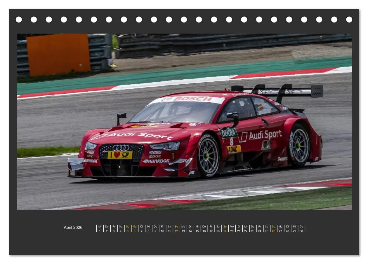 Bild: 9783516085426 | DTM-SPIELBERG (Tischkalender 2026 DIN A5 quer), CALVENDO...