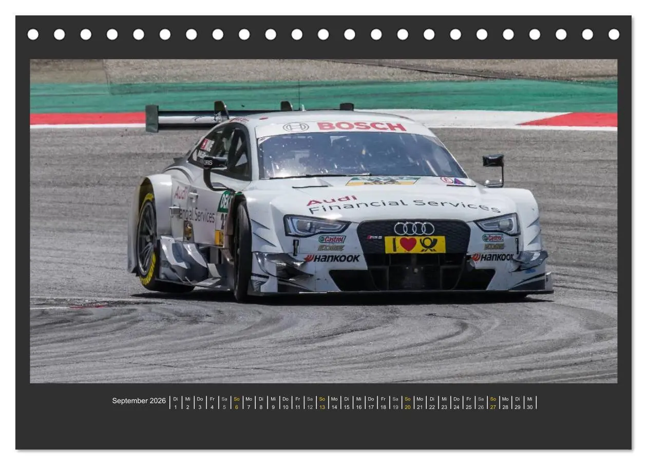 Bild: 9783516085426 | DTM-SPIELBERG (Tischkalender 2026 DIN A5 quer), CALVENDO...