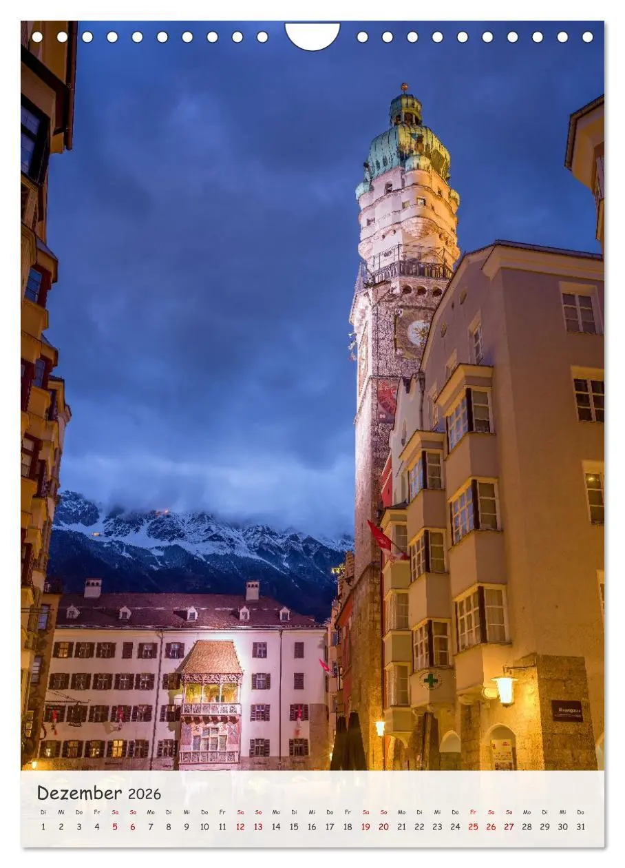 Bild: 9783516605426 | Innsbruck - Zwischen Gassen und Geschichte (Wandkalender 2026 DIN...