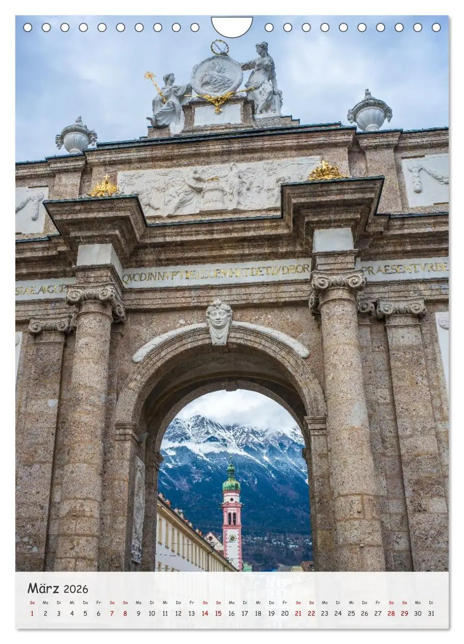 Bild: 9783516605426 | Innsbruck - Zwischen Gassen und Geschichte (Wandkalender 2026 DIN...