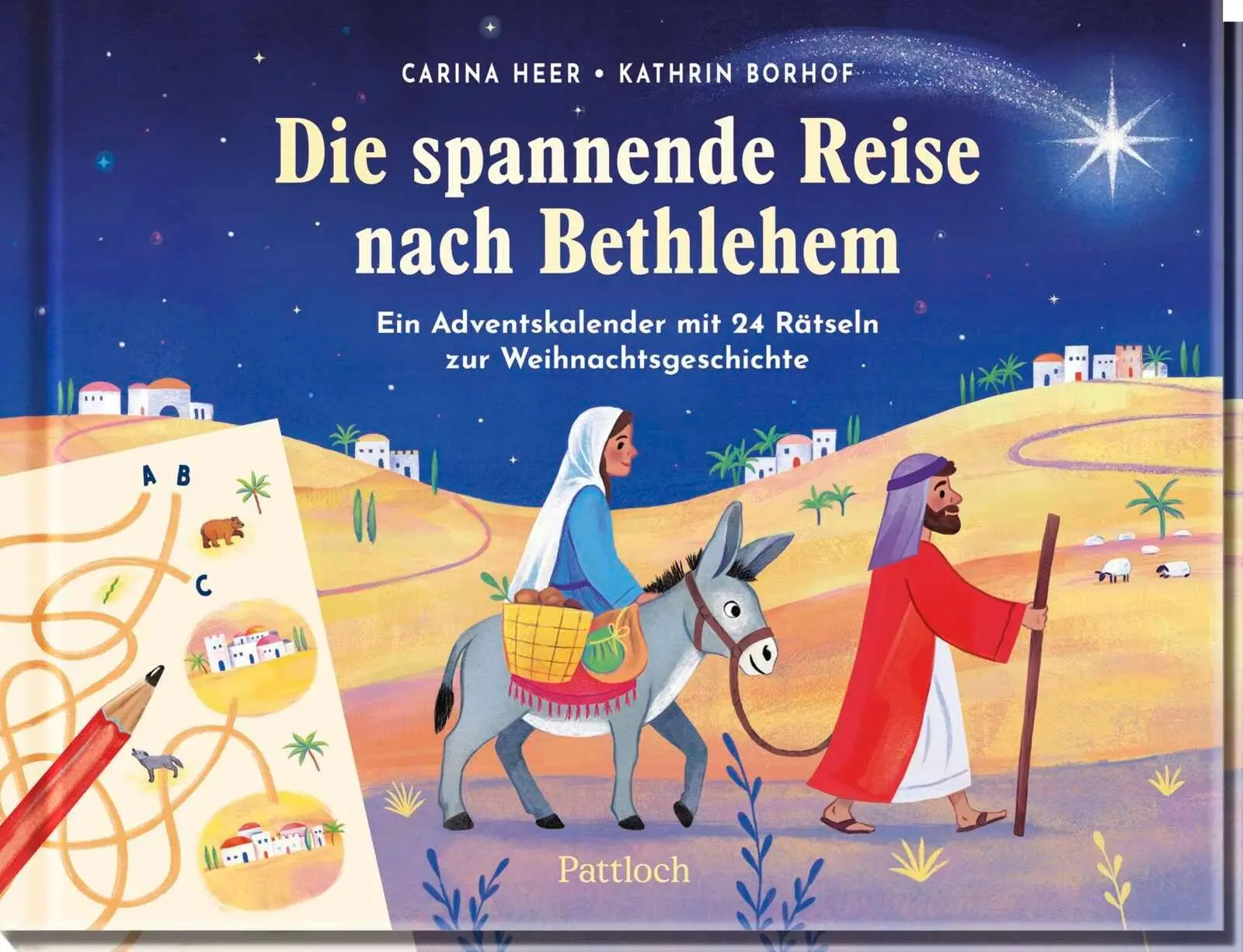 Cover: 9783629015426 | Die spannende Reise nach Bethlehem | Carina Heer | Buch | 104 S.