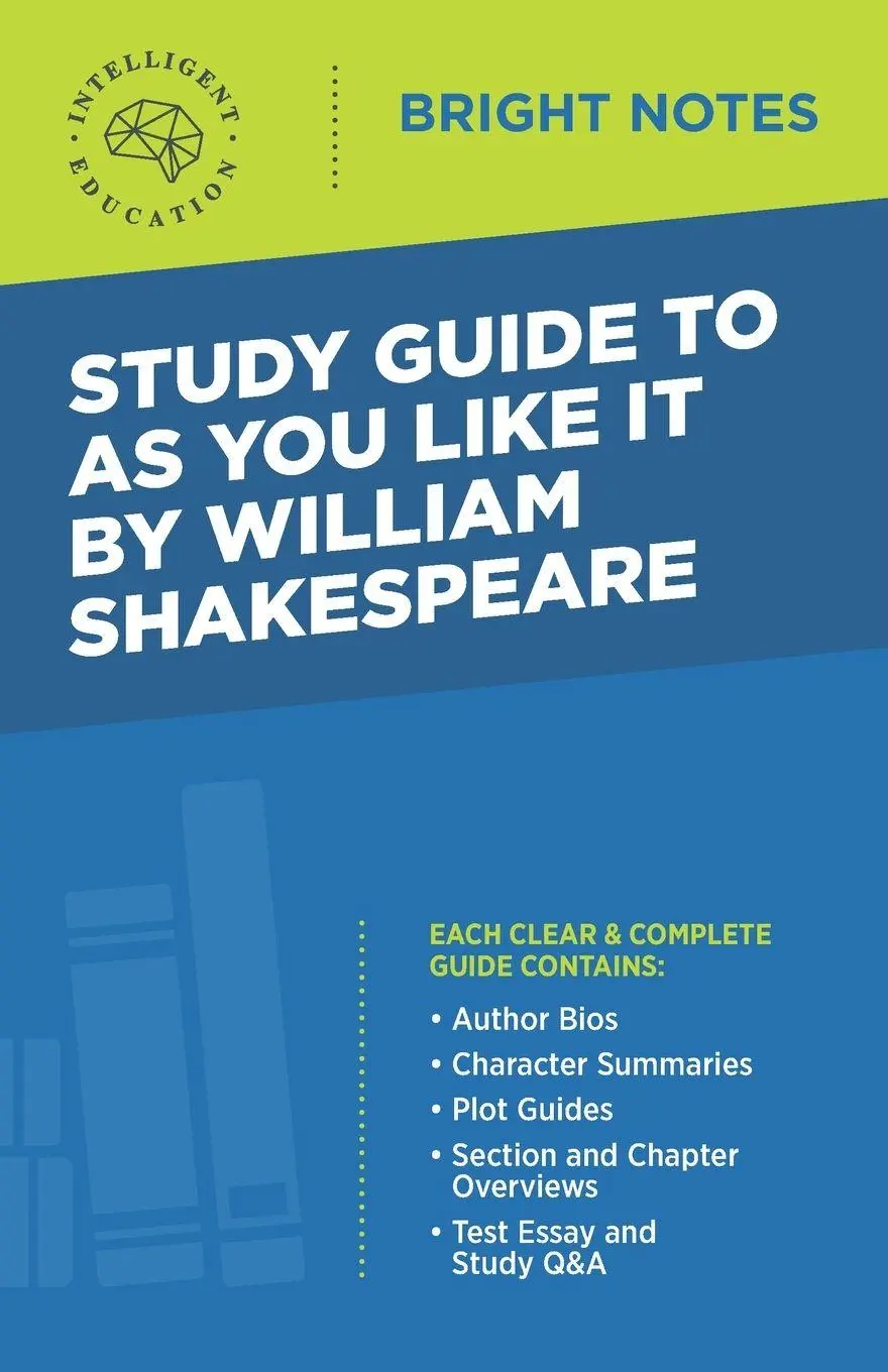 Cover: 9781645425526 | Study Guide to As You Like It by William Shakespeare | Education