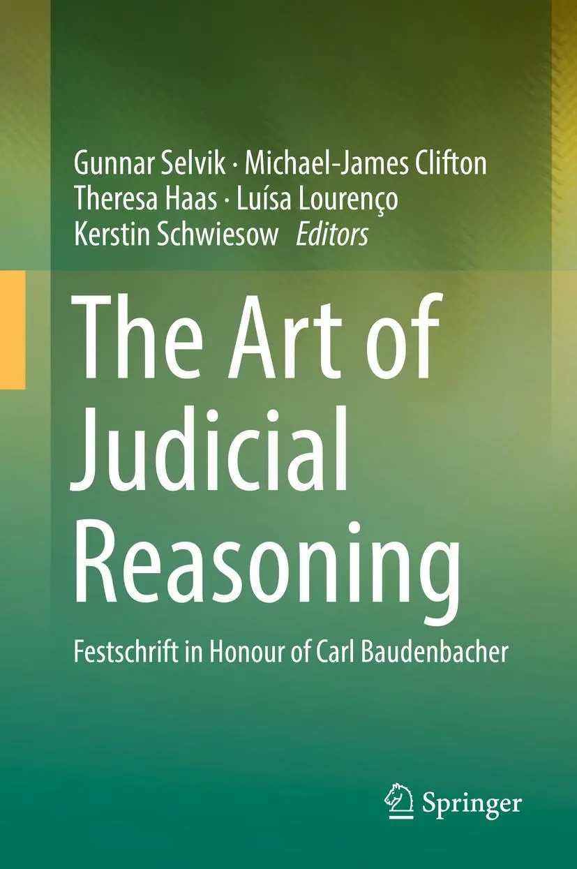 Cover: 9783030025526 | The Art of Judicial Reasoning | Gunnar Selvik (u. a.) | Buch | xvi
