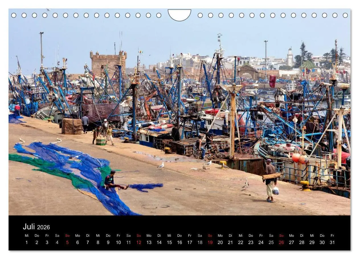 Bild: 9783457985526 | Essaouira. Marokko (Wandkalender 2026 DIN A4 quer), CALVENDO...