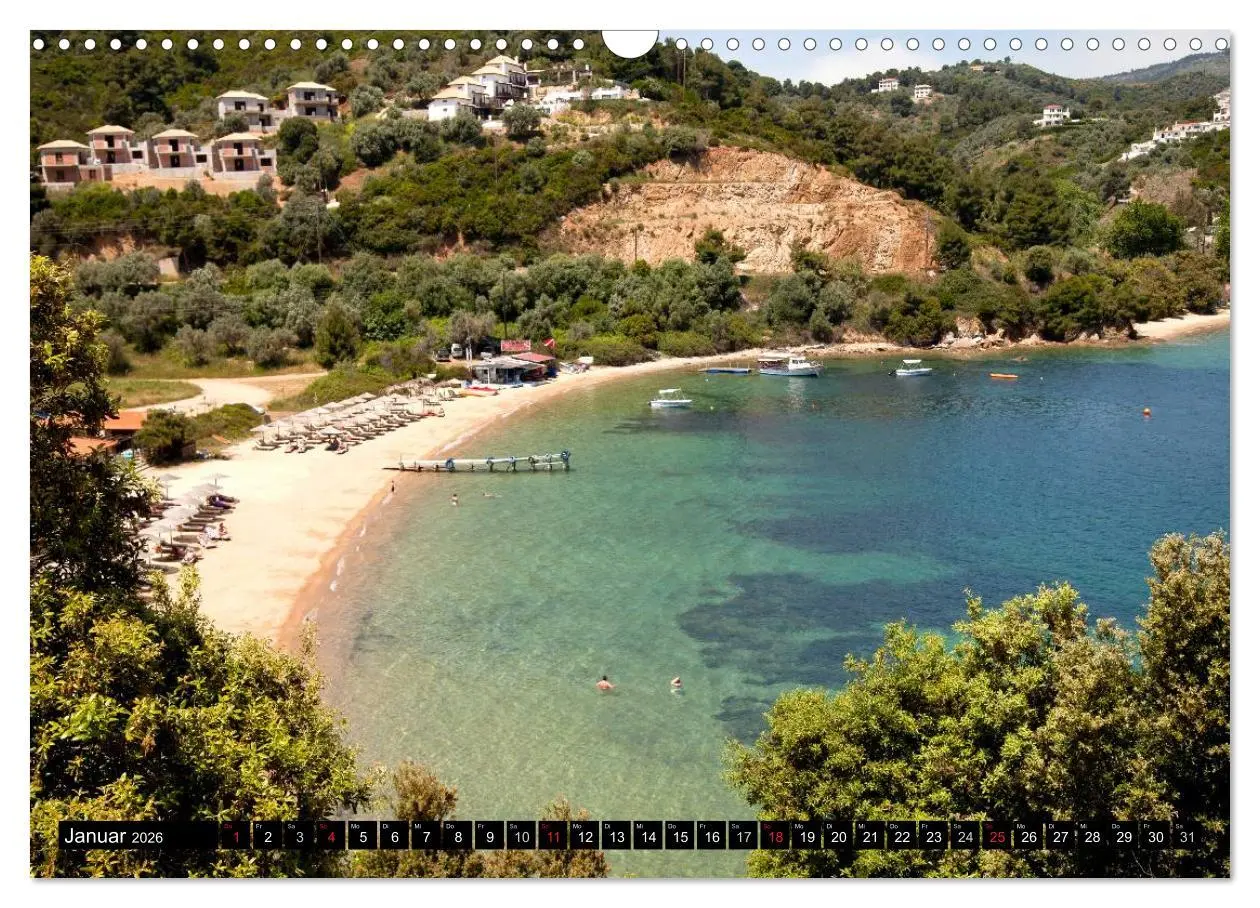 Bild: 9783516145526 | Skiathos + Skopelos (Wandkalender 2026 DIN A3 quer), CALVENDO...