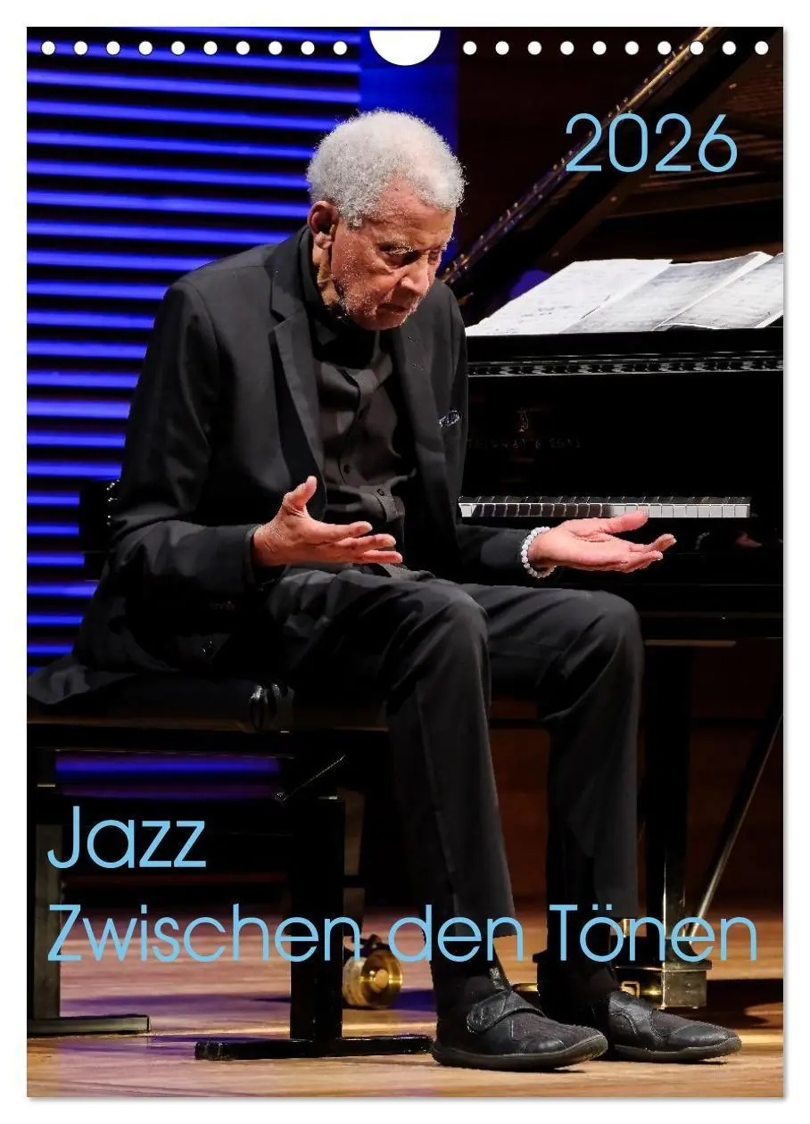 Cover: 9783516695526 | Jazz - Zwischen den Tönen (Wandkalender 2026 DIN A4 hoch), CALVENDO...