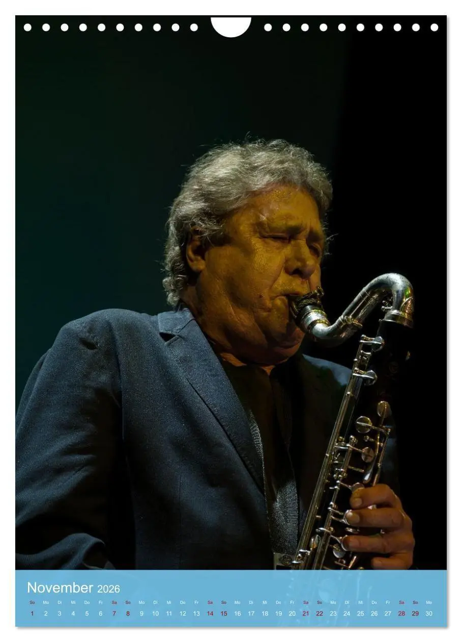 Bild: 9783516695526 | Jazz - Zwischen den Tönen (Wandkalender 2026 DIN A4 hoch), CALVENDO...