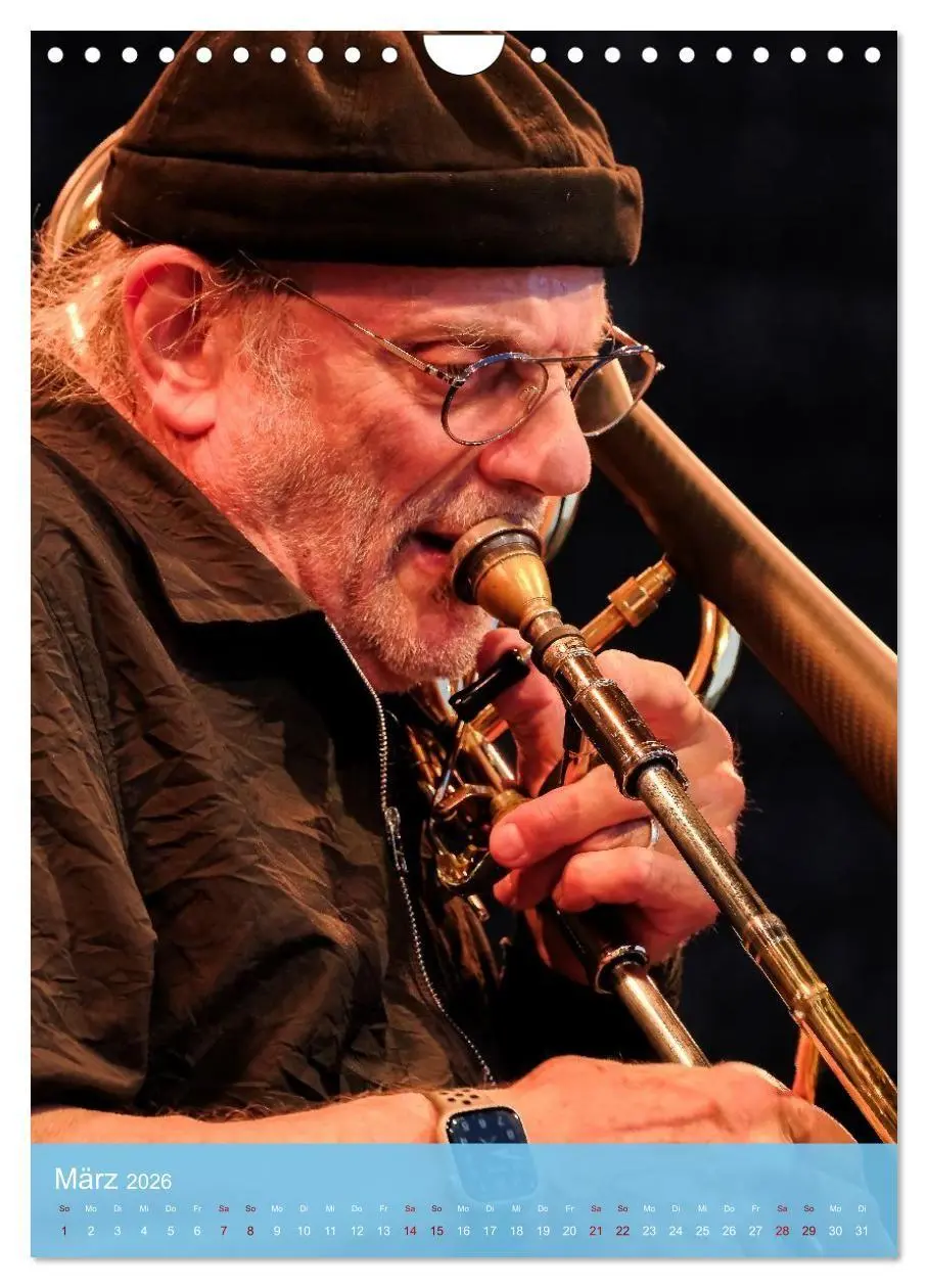 Bild: 9783516695526 | Jazz - Zwischen den Tönen (Wandkalender 2026 DIN A4 hoch), CALVENDO...