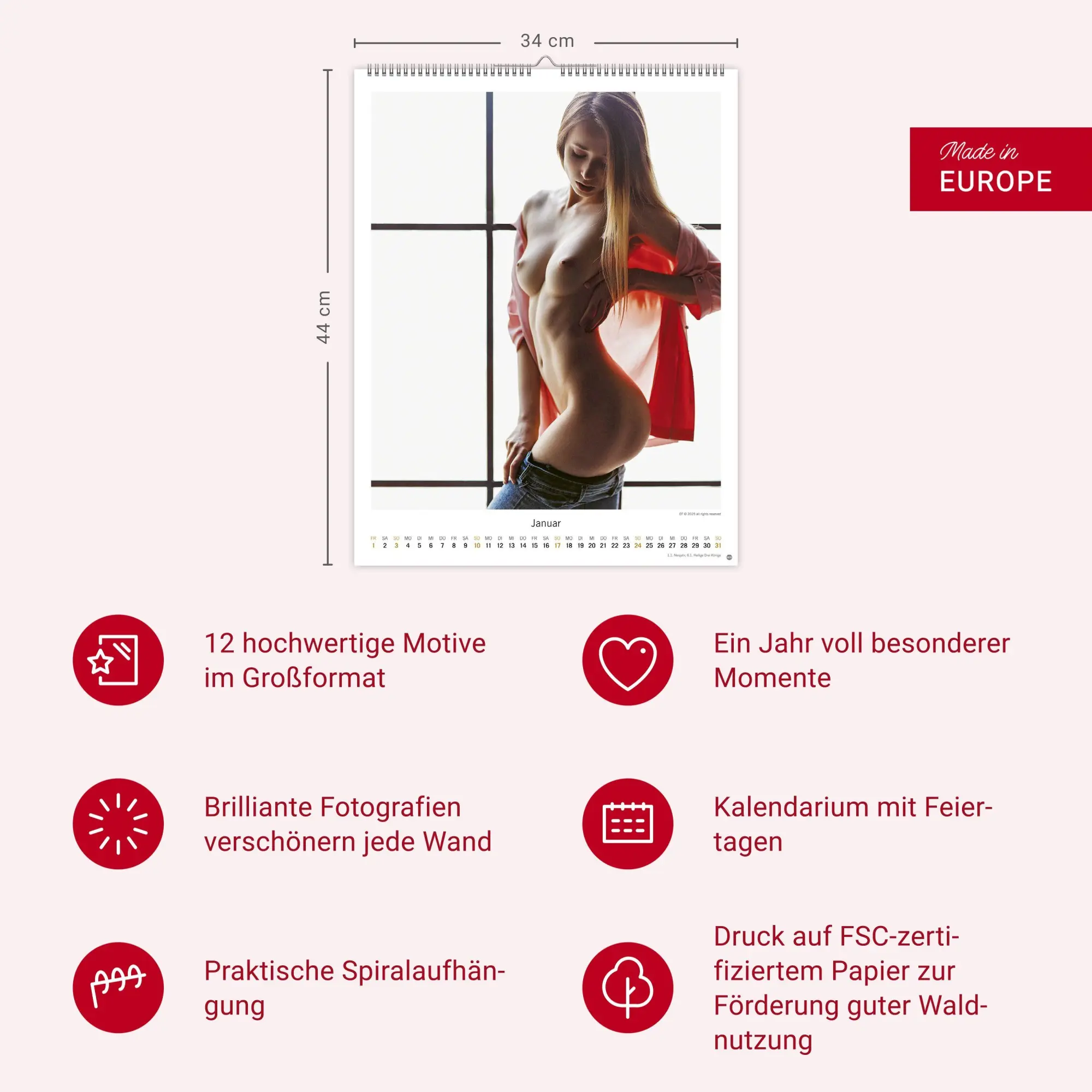 Bild: 9783756415526 | Hot Girls Kalender 2027 | Konstantin Dahlem | Kalender | Spiralbindung