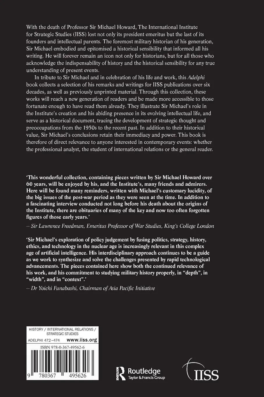 Rückseite: 9780367495626 | A Historical Sensibility | Michael Howard | Taschenbuch | Englisch