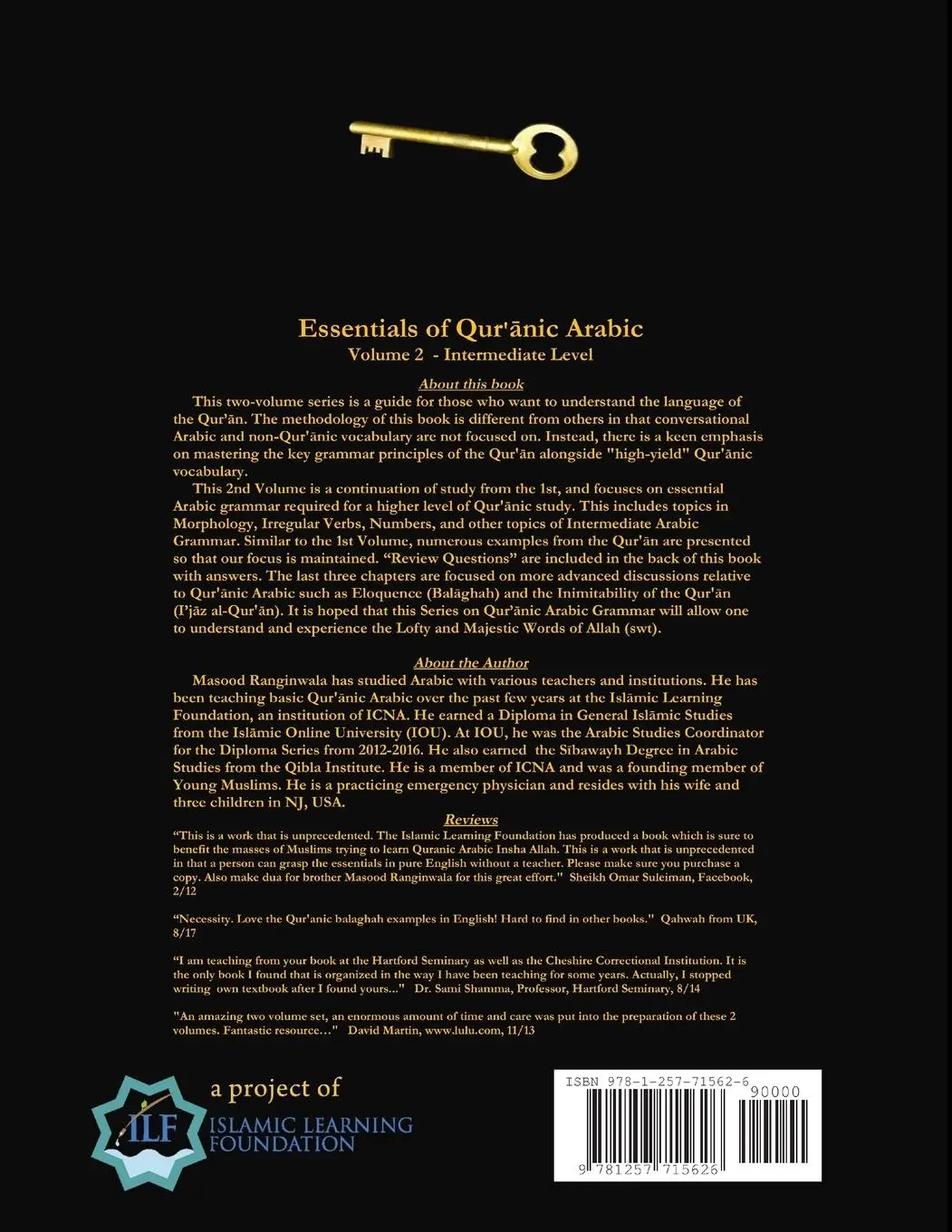 Rückseite: 9781257715626 | Essentials of Quranic Arabic | Volume 2 | Masood Ranginwala | Buch